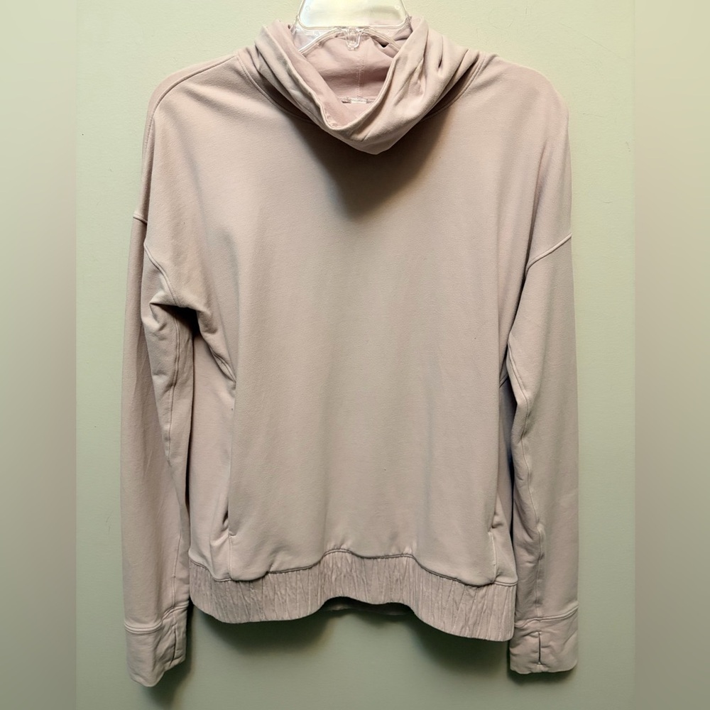 LULU LEMON Stress Less Pullover - Porcelain Pink - Picture 3 of 8